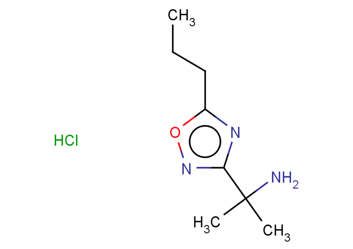 2-(5-propyl-1,2,4-oxadiazol-3-yl)propan-2-amine hydrochloride