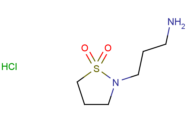 2-(3-aminopropyl)-1,2-thiazolidine-1,1-dione hydrochloride