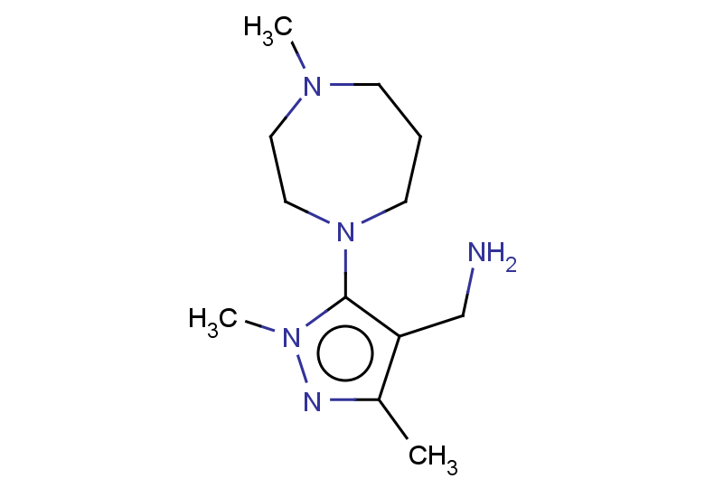 1-[1,3-dimethyl-5-(4-methyl-1,4-diazepan-1-yl)-1H-pyrazol-4-yl]methanamine