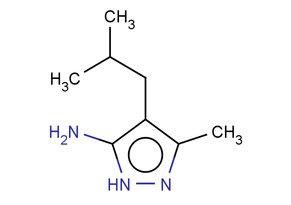 3-methyl-4-(2-methylpropyl)-1H-pyrazol-5-amine
