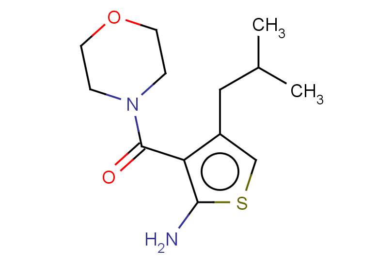 4-(2-methylpropyl)-3-(morpholine-4-carbonyl)thiophen-2-amine
