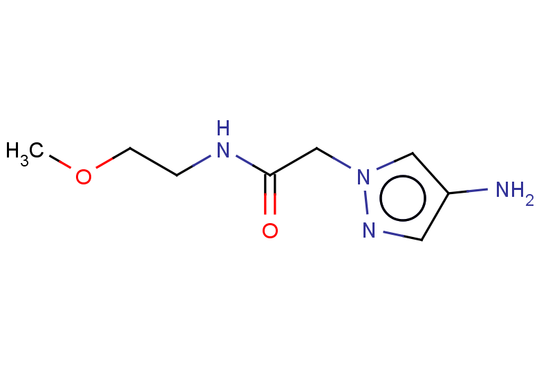 2-(4-amino-1H-pyrazol-1-yl)-N-(2-methoxyethyl)acetamide