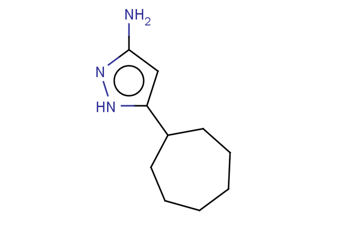 5-cycloheptyl-1H-pyrazol-3-amine