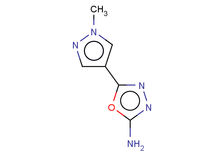 5-(1-methyl-1H-pyrazol-4-yl)-1,3,4-oxadiazol-2-amine