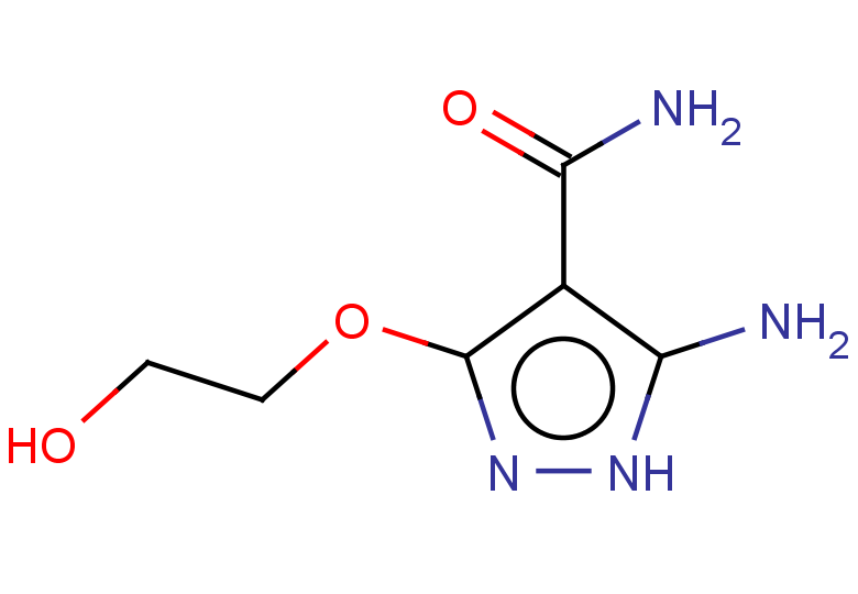 5-amino-3-(2-hydroxyethoxy)-1H-pyrazole-4-carboxamide