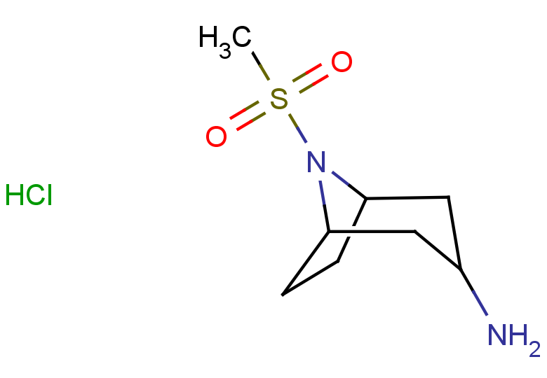 8-methanesulfonyl-8-azabicyclo[3.2.1]octan-3-amine hydrochloride