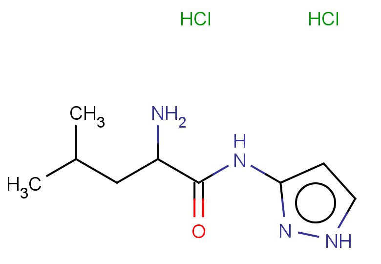 2-amino-4-methyl-N-(1H-pyrazol-3-yl)pentanamide dihydrochloride