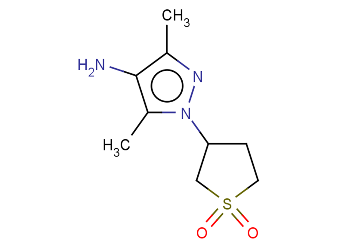 3-(4-amino-3,5-dimethyl-1H-pyrazol-1-yl)-1lambda6-thiolane-1,1-dione