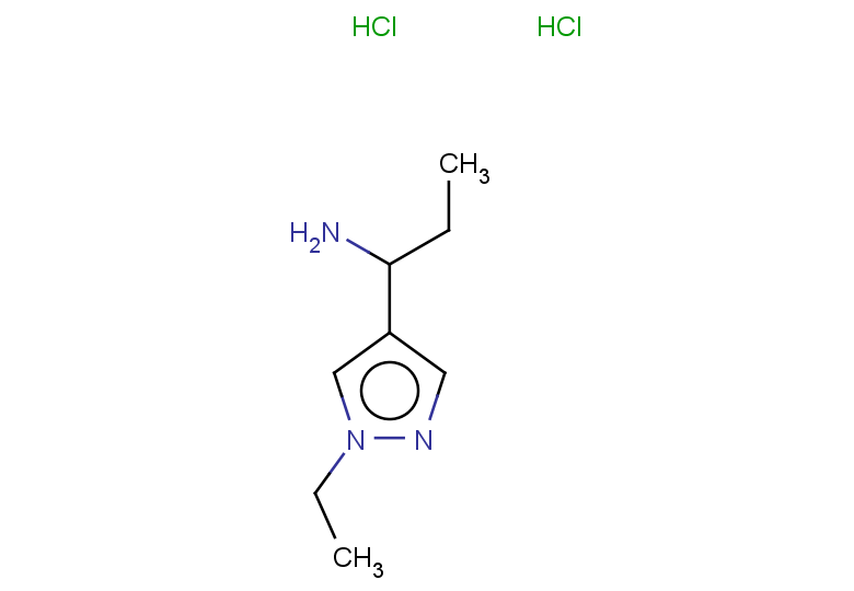 1-(1-ethyl-1H-pyrazol-4-yl)propan-1-amine dihydrochloride