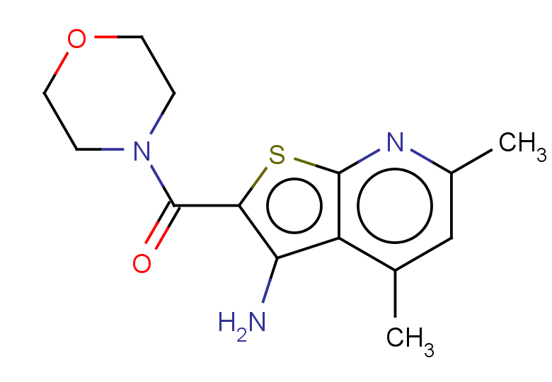 4,6-dimethyl-2-(morpholine-4-carbonyl)thieno[2,3-b]pyridin-3-amine