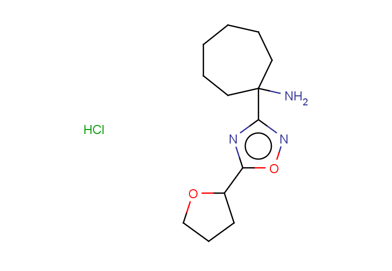 1-[5-(oxolan-2-yl)-1,2,4-oxadiazol-3-yl]cycloheptan-1-amine hydrochloride