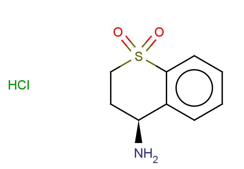 (4S)-4-amino-3,4-dihydro-2H-1$l^{6}-benzothiopyran-1,1-dione hydrochloride