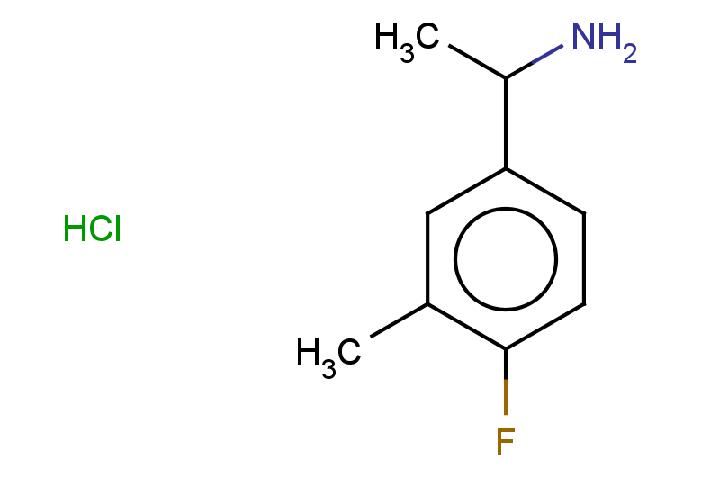 1-(4-fluoro-3-methylphenyl)ethan-1-amine hydrochloride