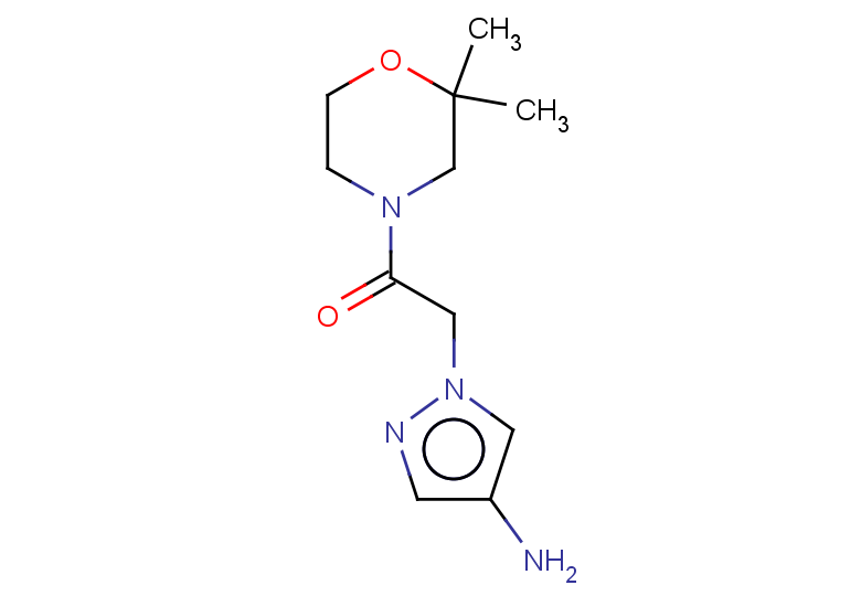 2-(4-amino-1H-pyrazol-1-yl)-1-(2,2-dimethylmorpholin-4-yl)ethan-1-one