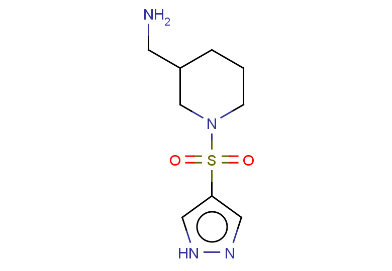 [1-(1H-pyrazole-4-sulfonyl)piperidin-3-yl]methanamine