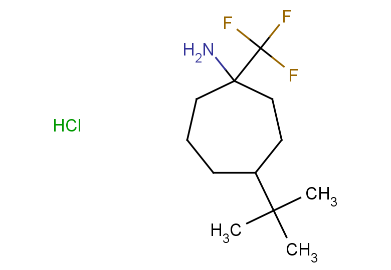 4-tert-butyl-1-(trifluoromethyl)cycloheptan-1-amine hydrochloride