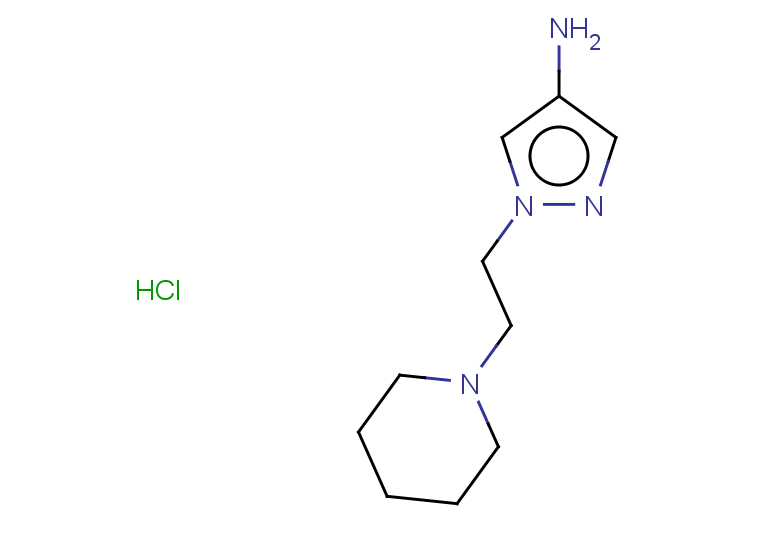 1-[2-(piperidin-1-yl)ethyl]-1H-pyrazol-4-amine hydrochloride