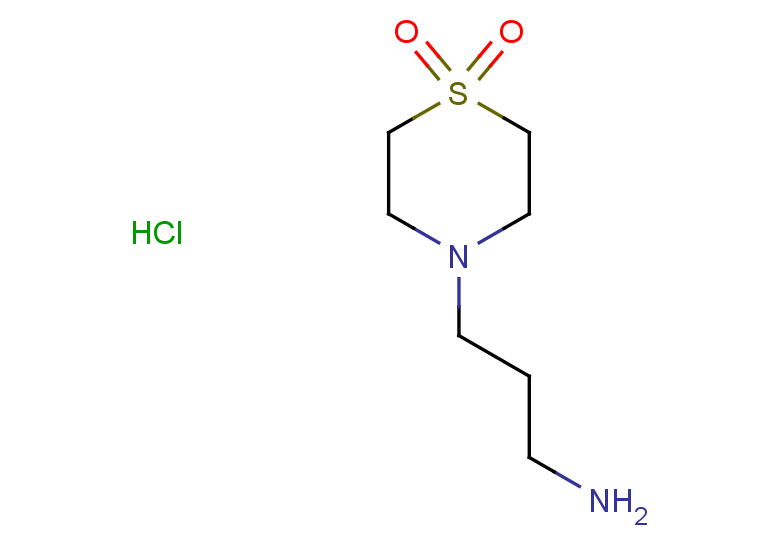 4-(3-aminopropyl)-1lambda6-thiomorpholine-1,1-dione hydrochloride