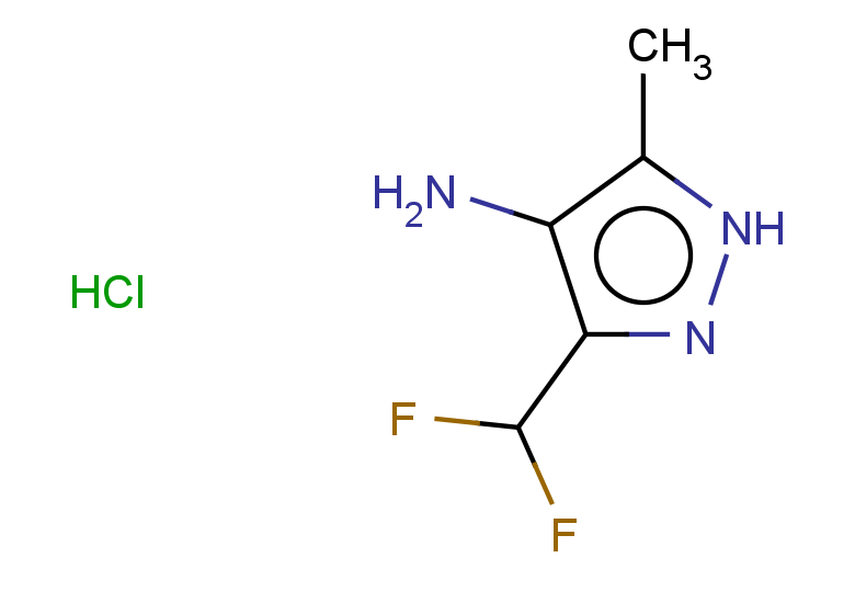 3-(difluoromethyl)-5-methyl-1H-pyrazol-4-amine hydrochloride