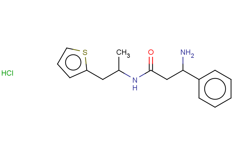 3-amino-3-phenyl-N-[1-(thiophen-2-yl)propan-2-yl]propanamide hydrochloride