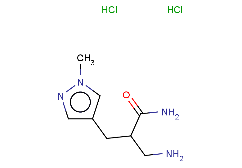 3-amino-2-[(1-methyl-1H-pyrazol-4-yl)methyl]propanamide dihydrochloride