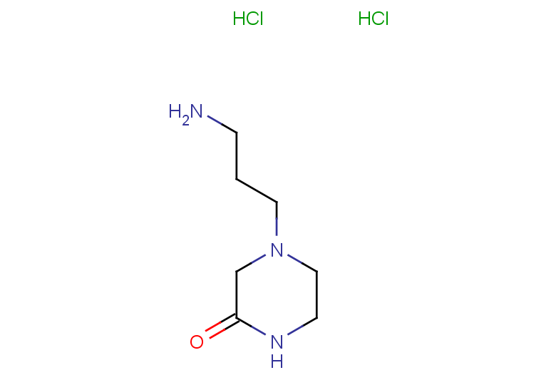 4-(3-aminopropyl)piperazin-2-one dihydrochloride