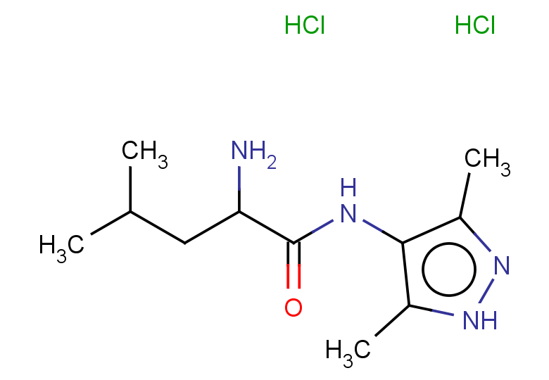 2-amino-N-(3,5-dimethyl-1H-pyrazol-4-yl)-4-methylpentanamide dihydrochloride