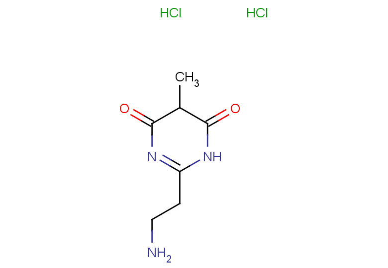 2-(2-aminoethyl)-5-methyl-1,4,5,6-tetrahydropyrimidine-4,6-dione dihydrochloride