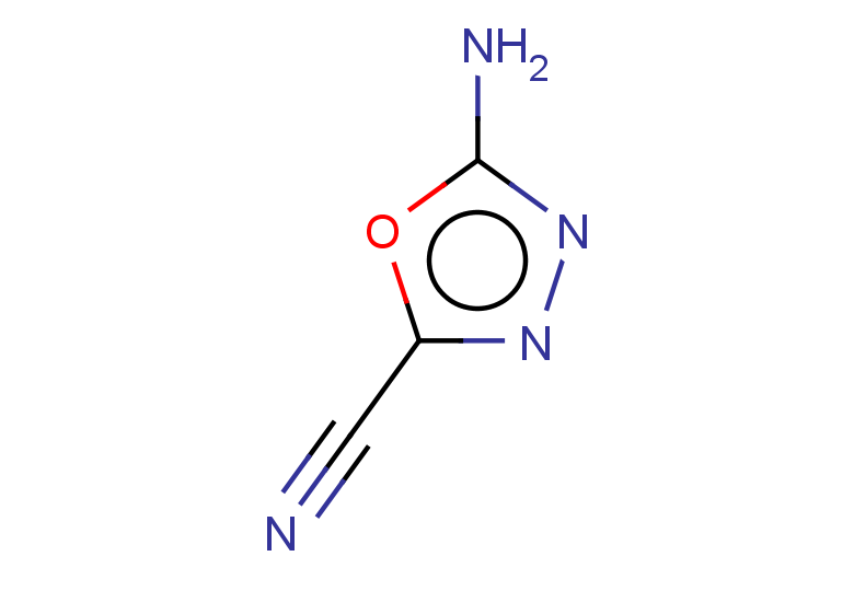 5-amino-1,3,4-oxadiazole-2-carbonitrile