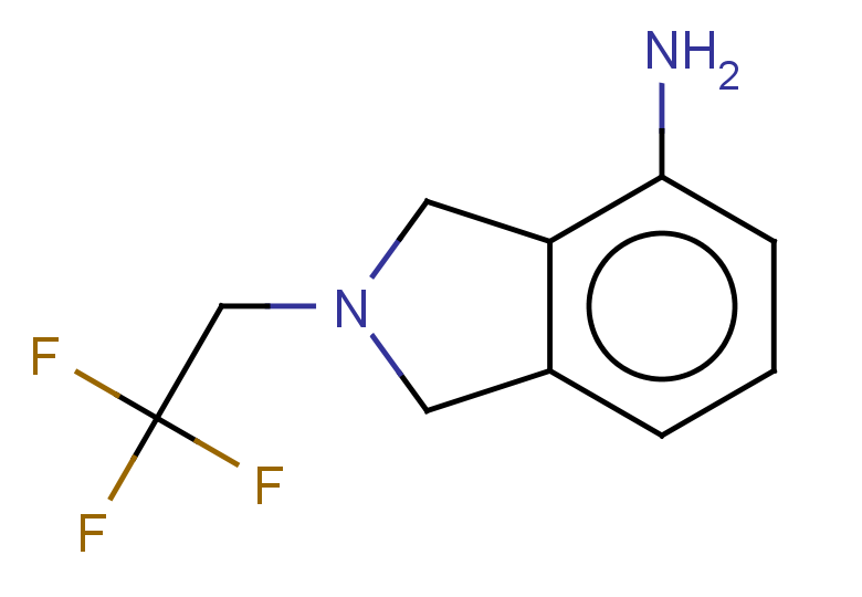2-(2,2,2-trifluoroethyl)-2,3-dihydro-1H-isoindol-4-amine