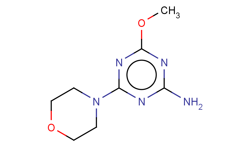 4-methoxy-6-(morpholin-4-yl)-1,3,5-triazin-2-amine
