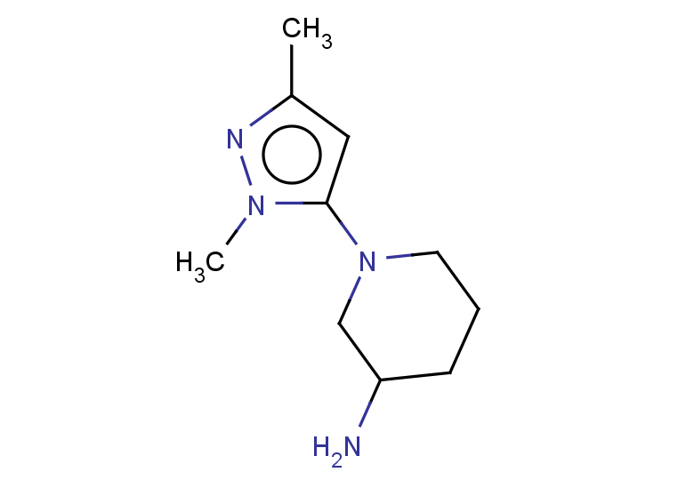 1-(1,3-dimethyl-1H-pyrazol-5-yl)piperidin-3-amine