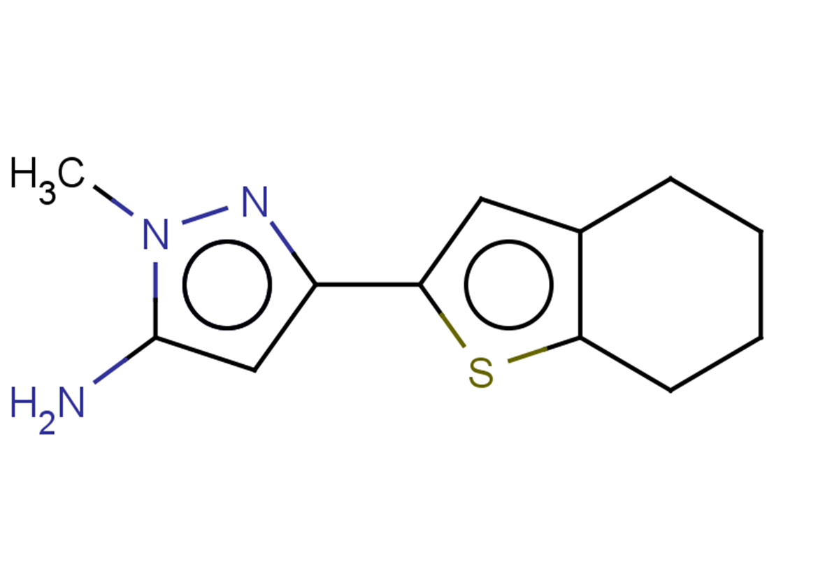 1-methyl-3-(4,5,6,7-tetrahydro-1-benzothiophen-2-yl)-1H-pyrazol-5-amine
