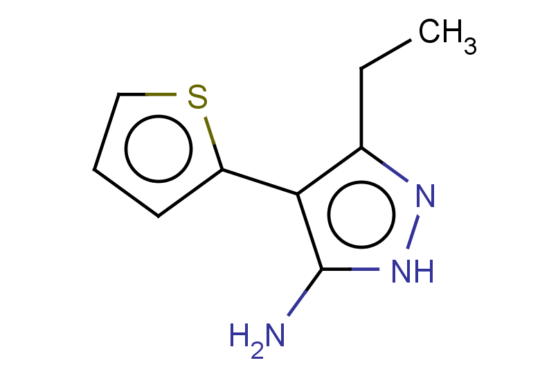 3-ethyl-4-(thiophen-2-yl)-1H-pyrazol-5-amine