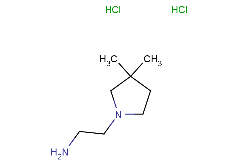 2-(3,3-dimethylpyrrolidin-1-yl)ethan-1-amine dihydrochloride