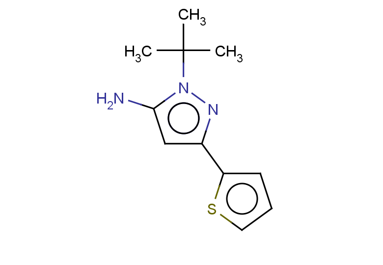 1-tert-butyl-3-(thiophen-2-yl)-1H-pyrazol-5-amine