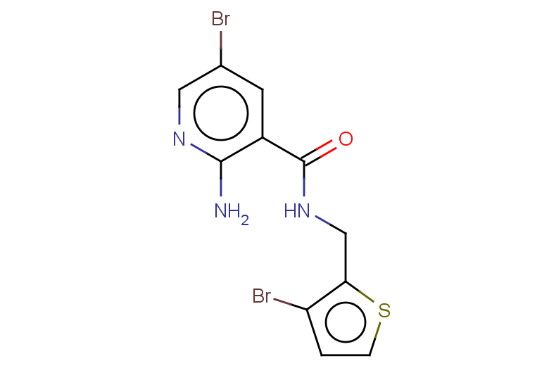 2-amino-5-bromo-N-[(3-bromothiophen-2-yl)methyl]pyridine-3-carboxamide