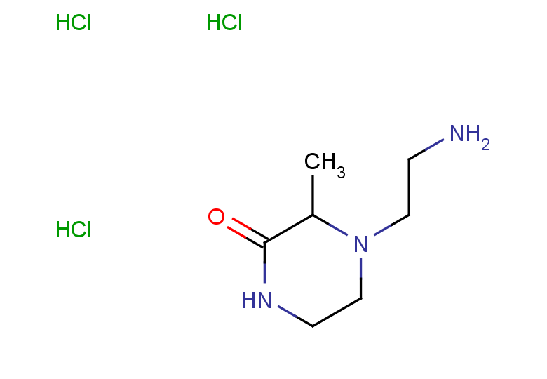 4-(2-aminoethyl)-3-methylpiperazin-2-one trihydrochloride