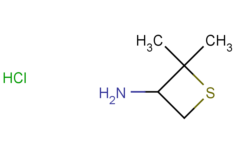 2,2-dimethylthietan-3-amine hydrochloride