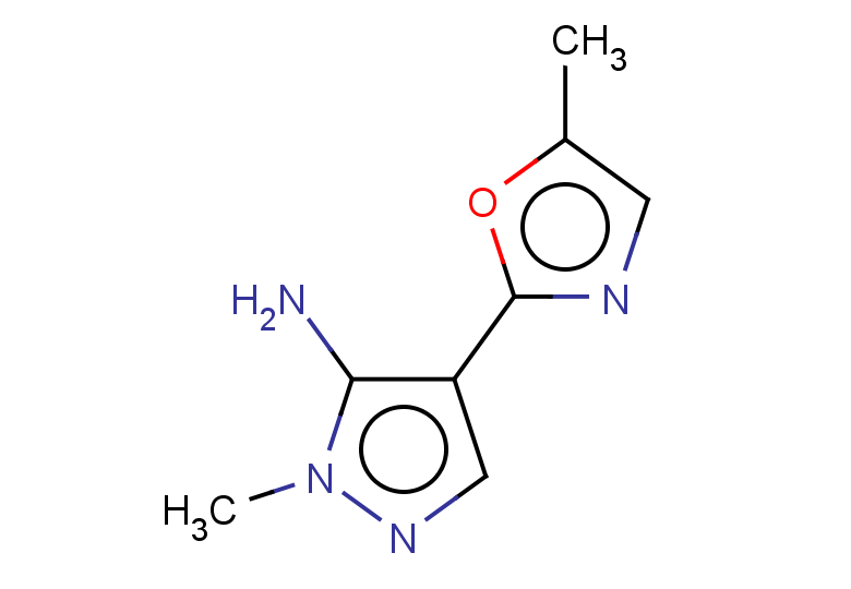 1-methyl-4-(5-methyl-1,3-oxazol-2-yl)-1H-pyrazol-5-amine
