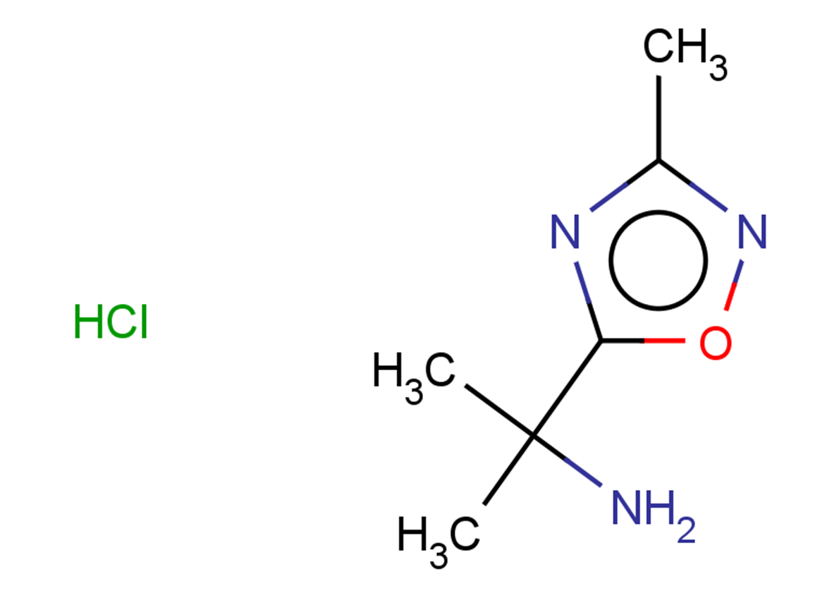 2-(3-methyl-1,2,4-oxadiazol-5-yl)propan-2-amine hydrochloride