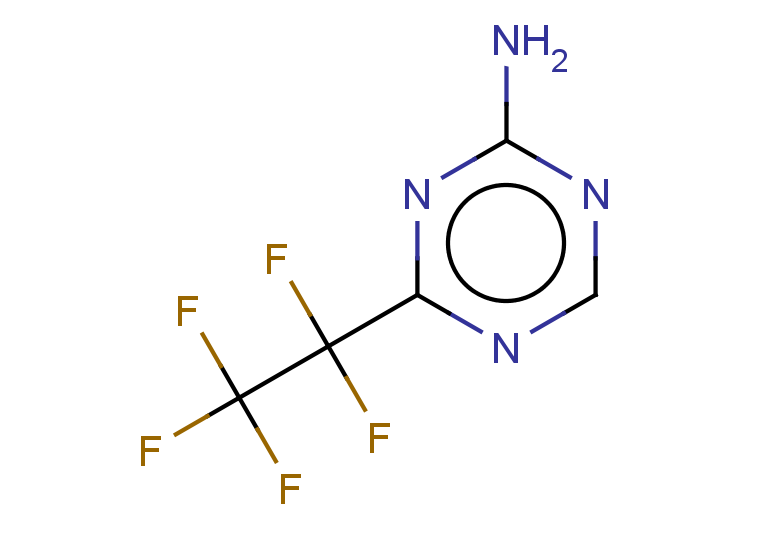 4-(pentafluoroethyl)-1,3,5-triazin-2-amine