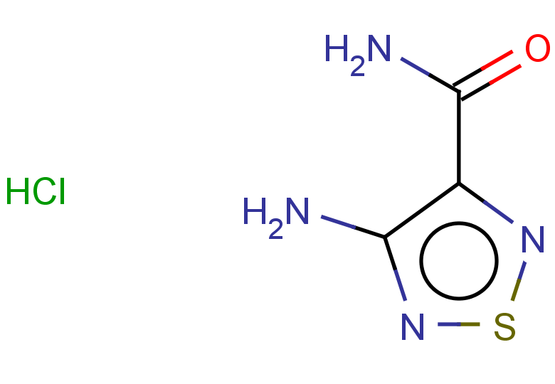 4-amino-1,2,5-thiadiazole-3-carboxamide hydrochloride