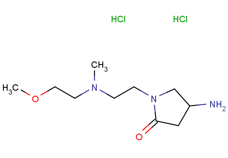 4-amino-1-{2-[(2-methoxyethyl)(methyl)amino]ethyl}pyrrolidin-2-one dihydrochloride