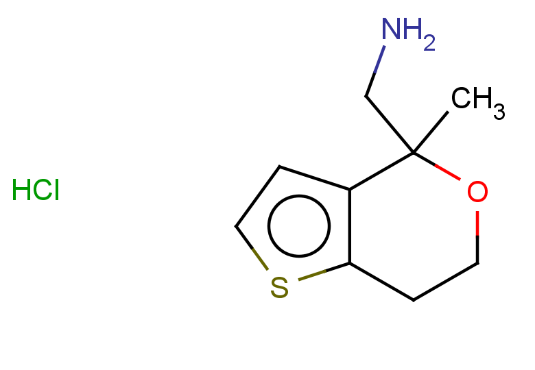 {4-methyl-4H,6H,7H-thieno[3,2-c]pyran-4-yl}methanamine hydrochloride