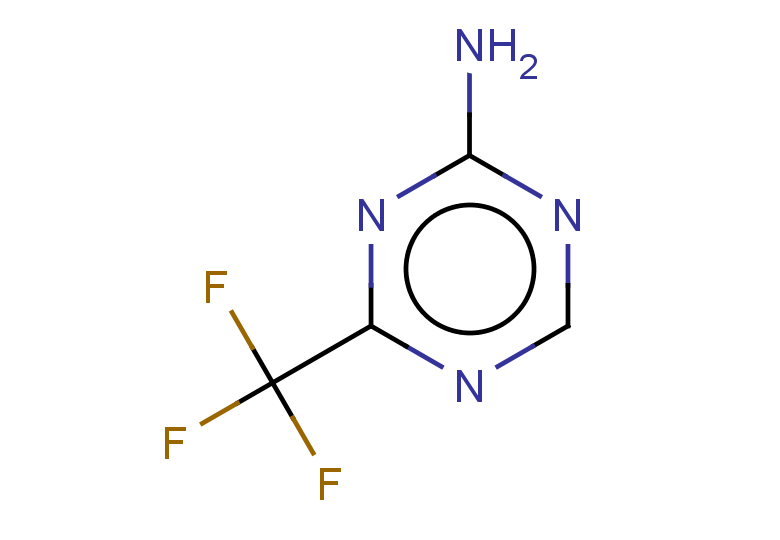 4-(trifluoromethyl)-1,3,5-triazin-2-amine