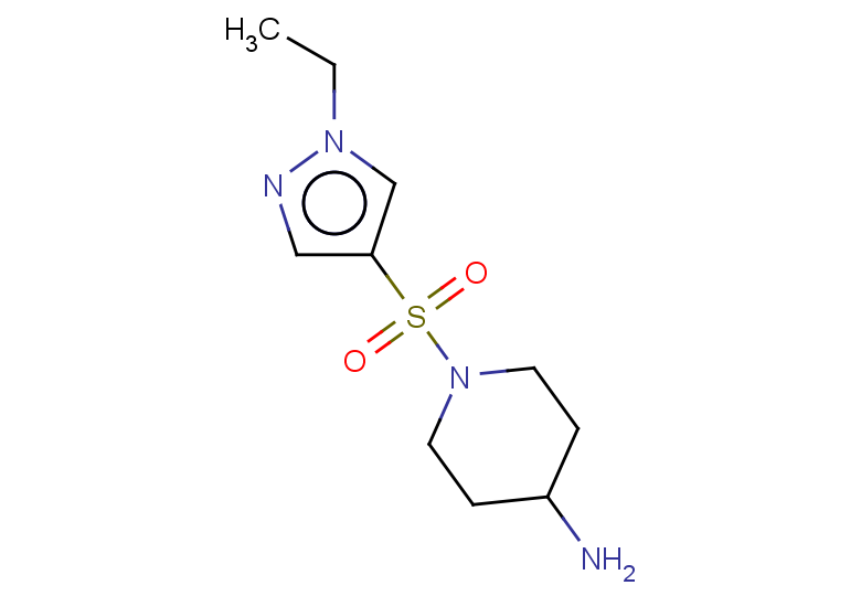 1-[(1-ethyl-1H-pyrazol-4-yl)sulfonyl]piperidin-4-amine