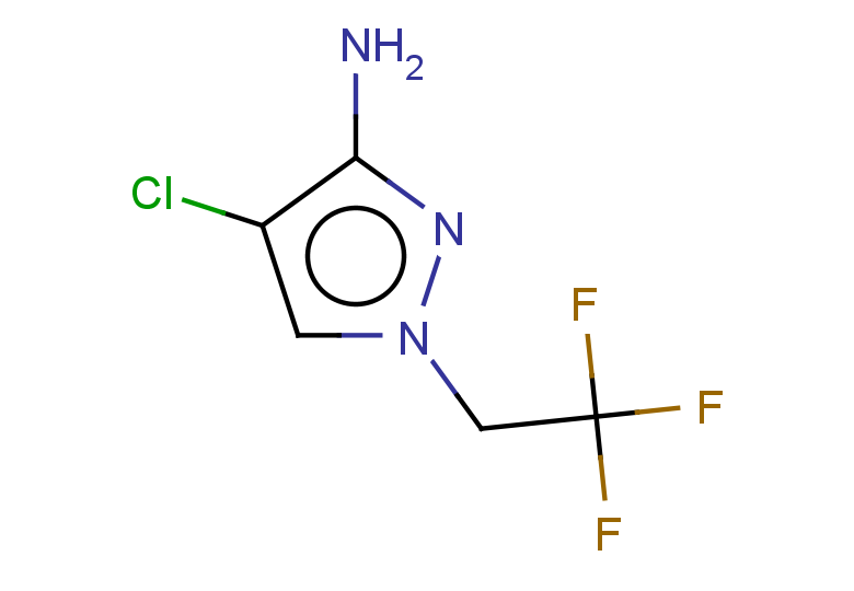 4-chloro-1-(2,2,2-trifluoroethyl)-1H-pyrazol-3-amine