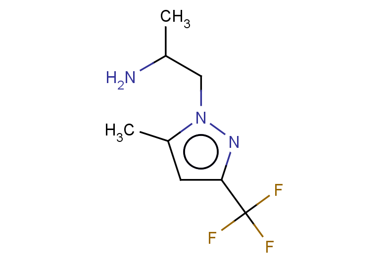 1-[5-methyl-3-(trifluoromethyl)-1H-pyrazol-1-yl]propan-2-amine