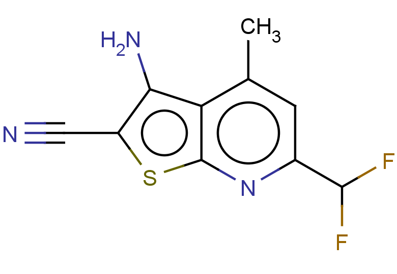 3-amino-6-(difluoromethyl)-4-methylthieno[2,3-b]pyridine-2-carbonitrile